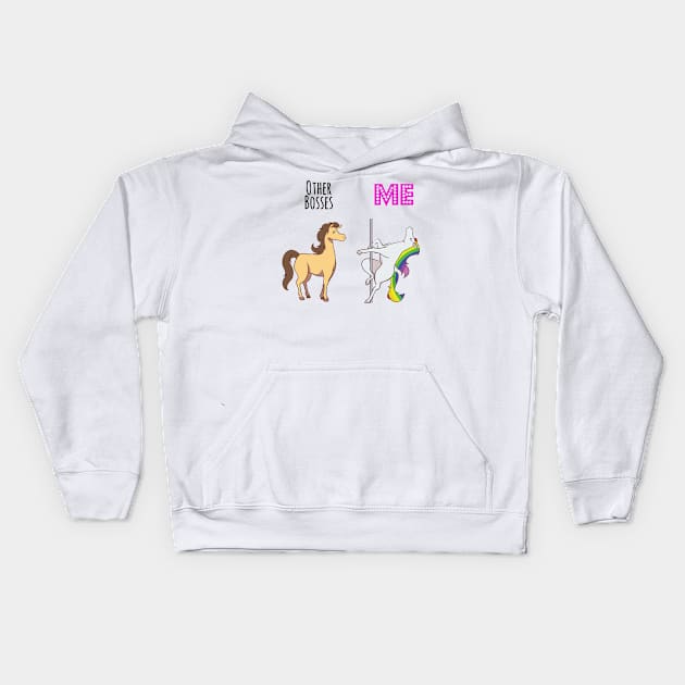 Other boss Unicorn Kids Hoodie by IndigoPine